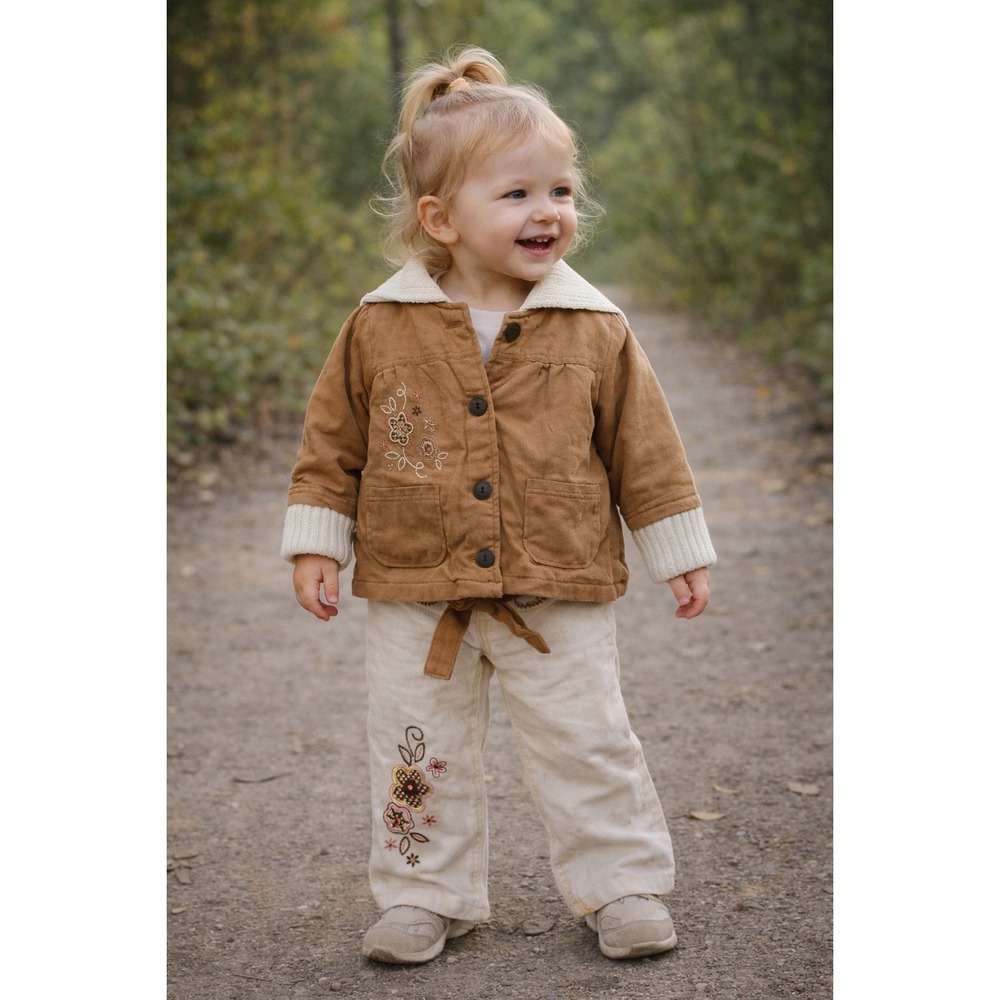 Nanette Corduroy Jacket and Pants Set Size 2 Toddler‎